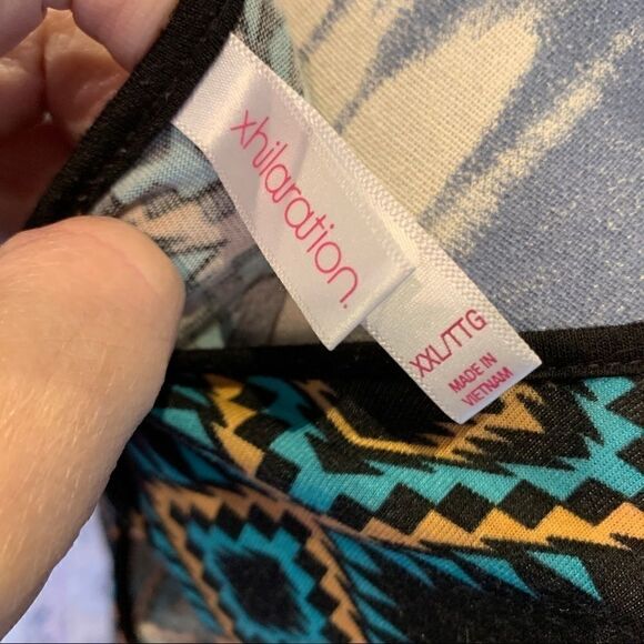 Xhilaration print sleeveless dress - Picture 6 of 7